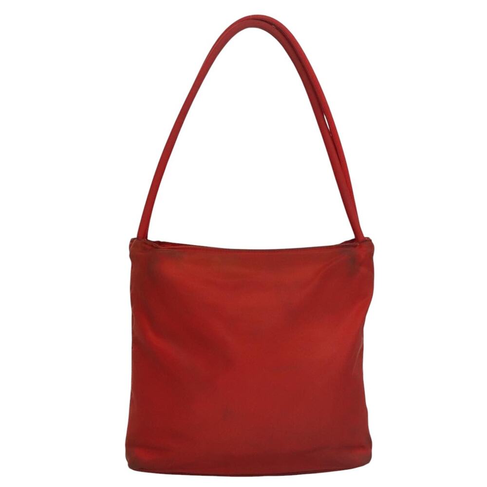 PRADA Shoulder Bag Nylon Red - Picture 3 of 13